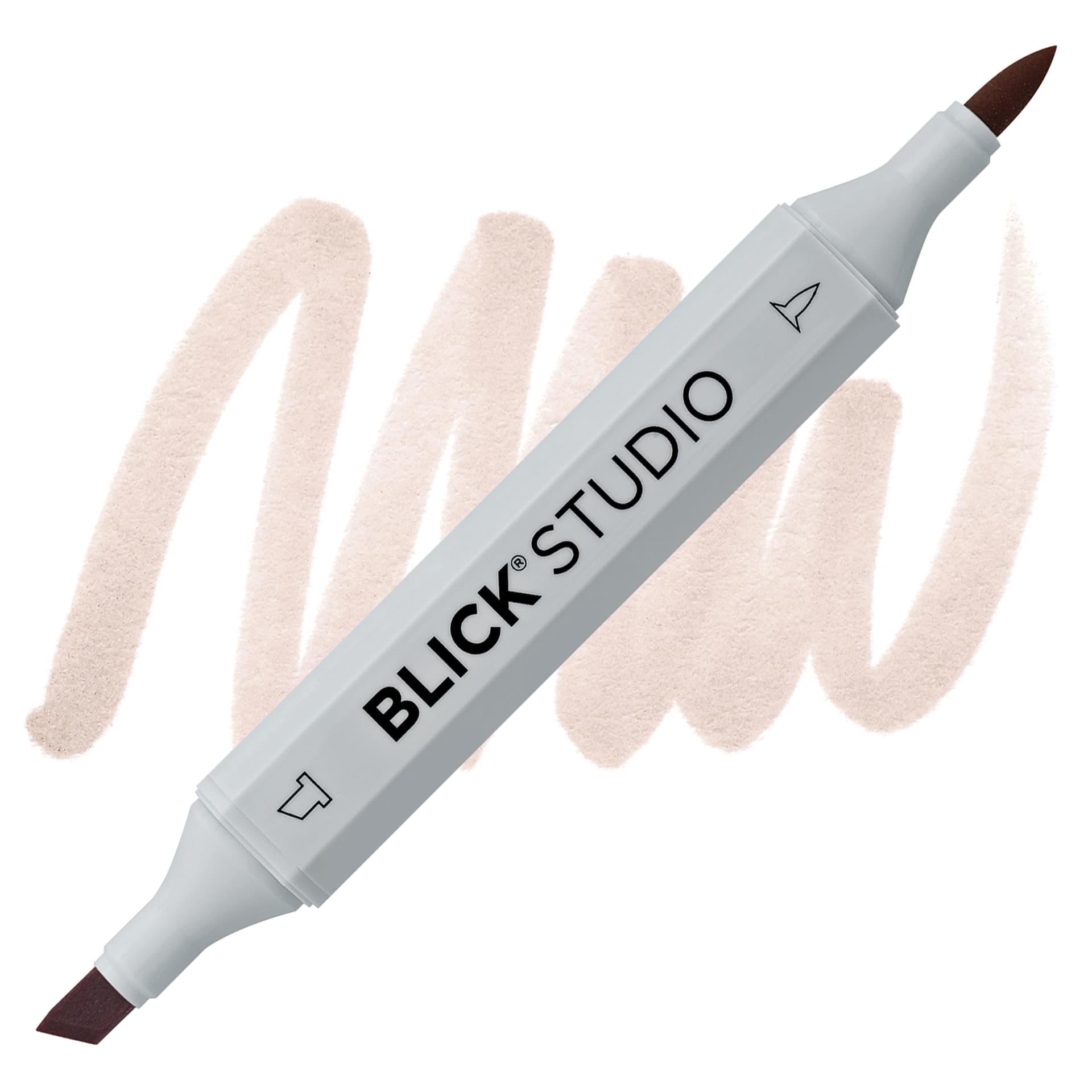 Blick Studio Brush Marker - Latte marker and swatch