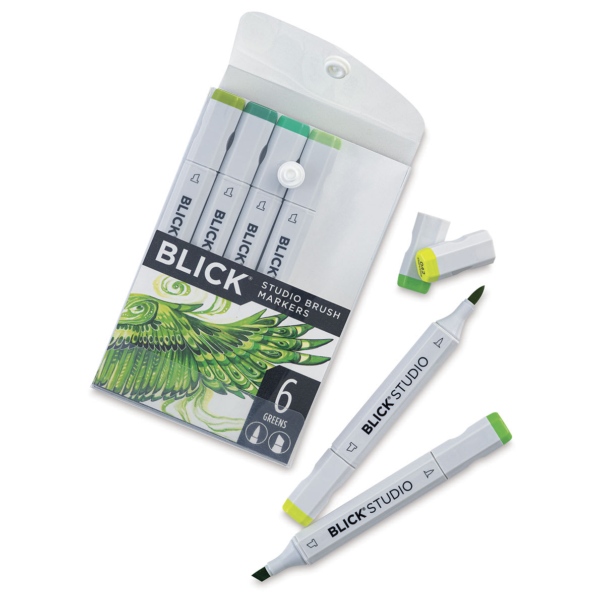 Green Colors, Set of 6