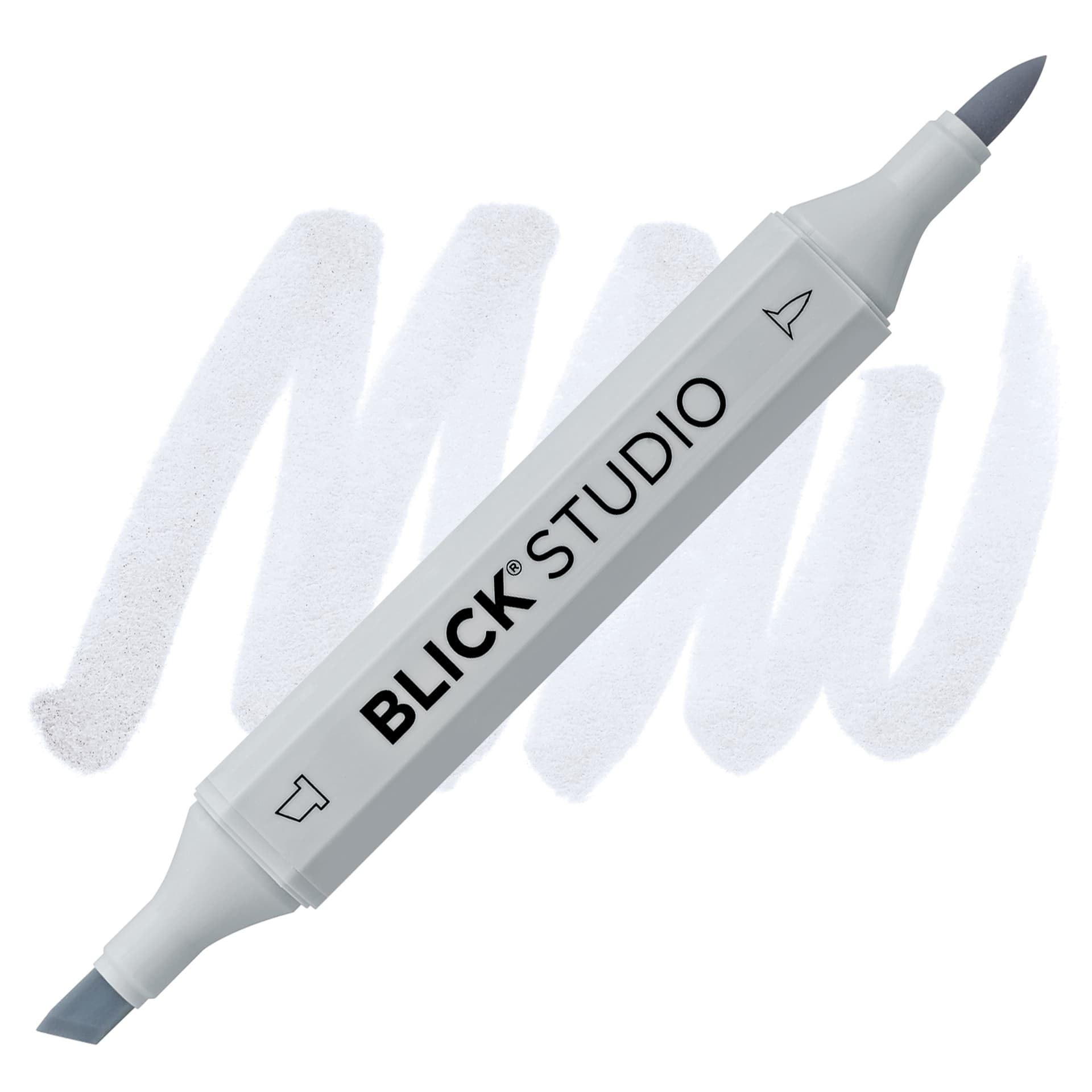Blick Studio Brush Marker - Cool Gray 20% marker and swatch