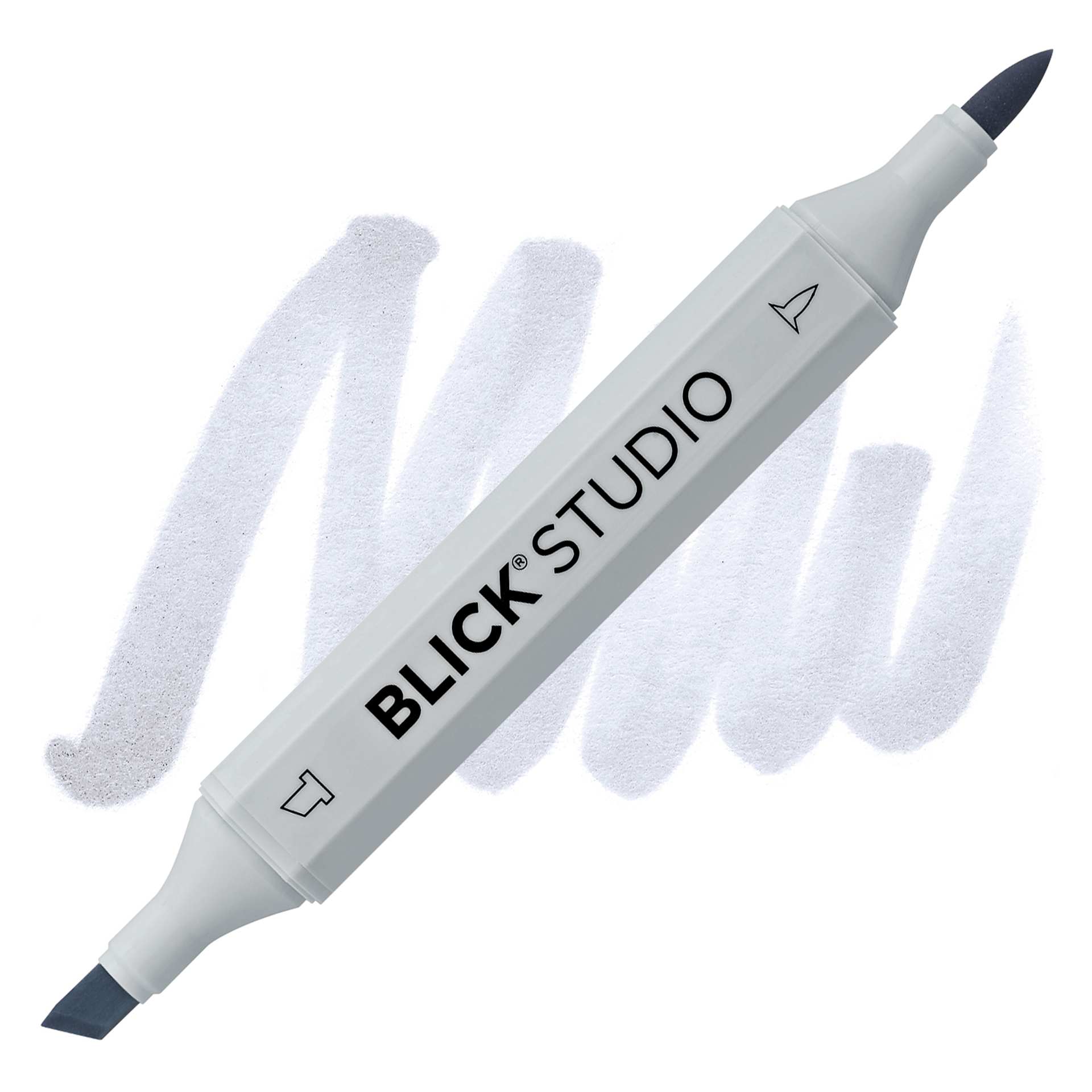 Blick Studio Brush Marker - Cool Gray 30% marker and swatch