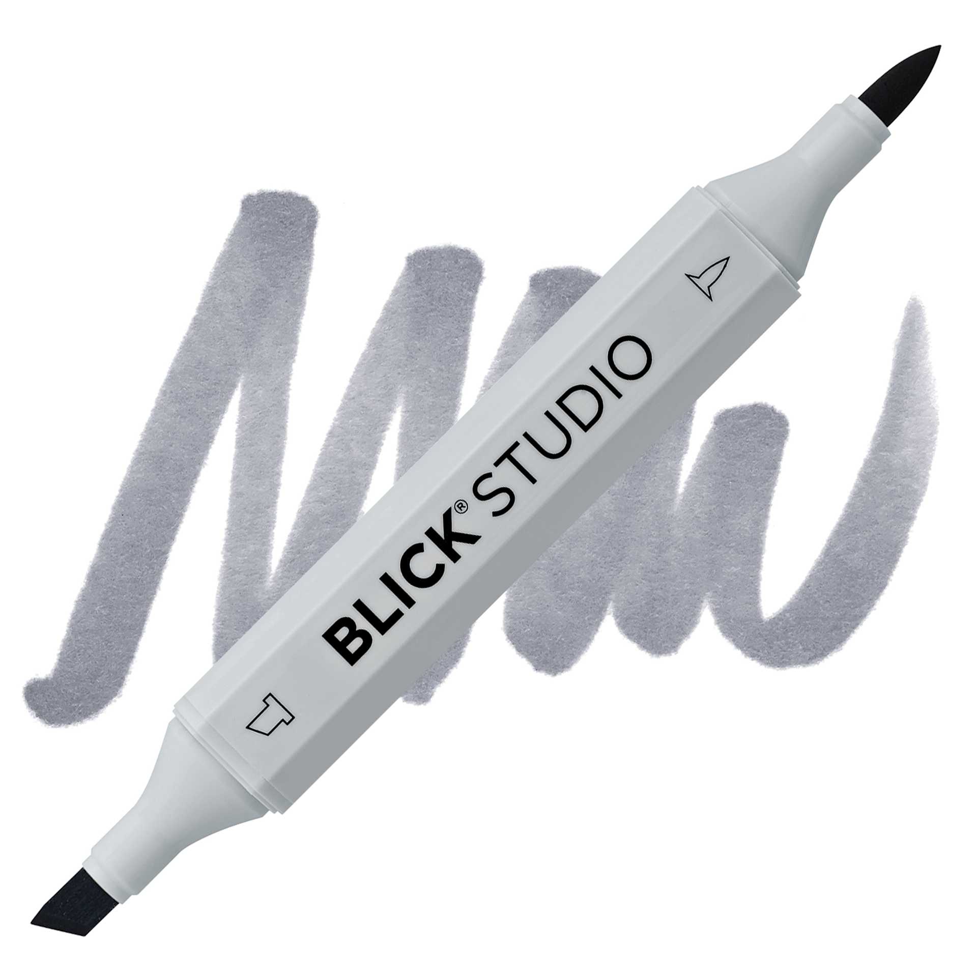 Blick Studio Brush Marker - Basic Gray 3 marker and swatch