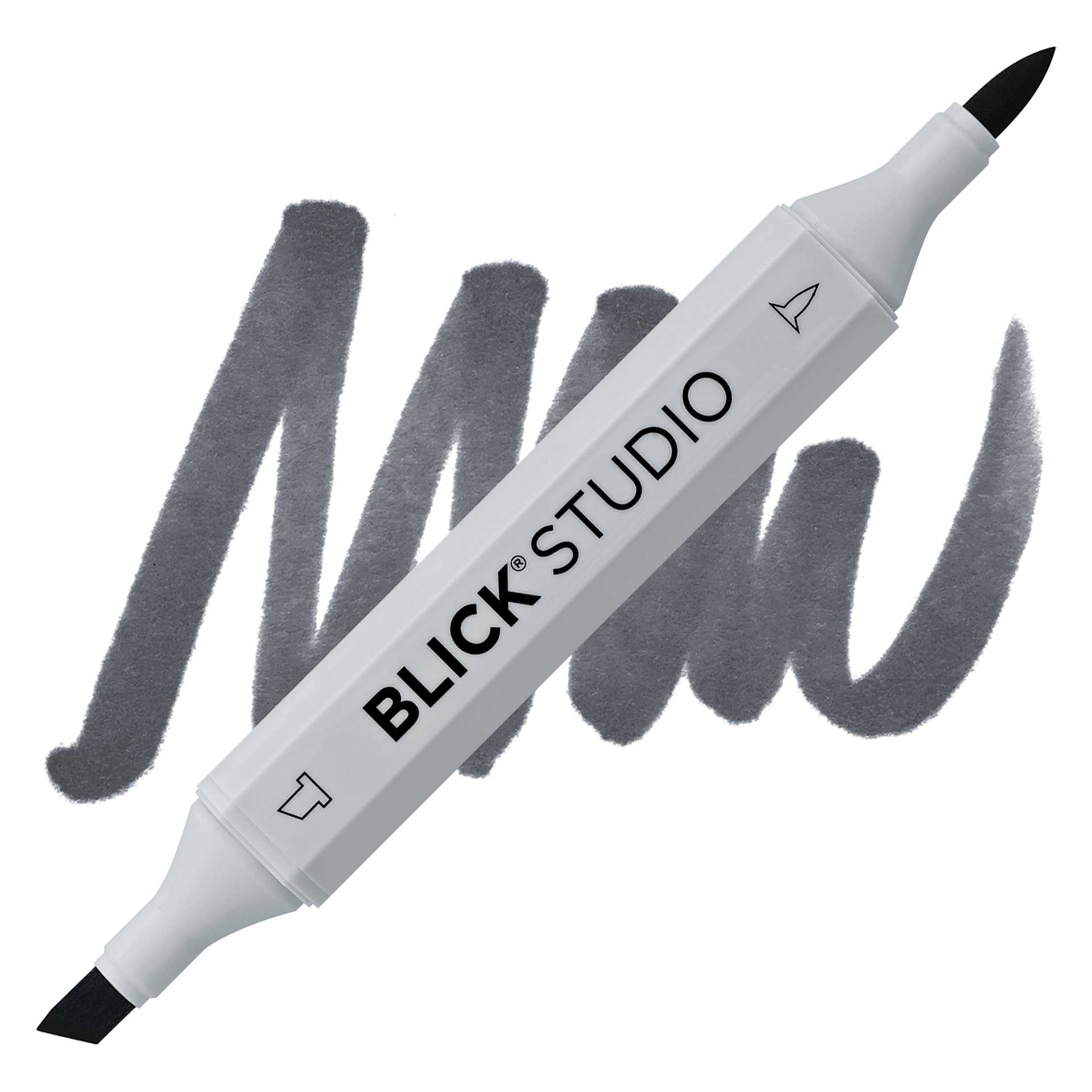 Blick Studio Brush Marker - Basic Gray 5 marker and swatch