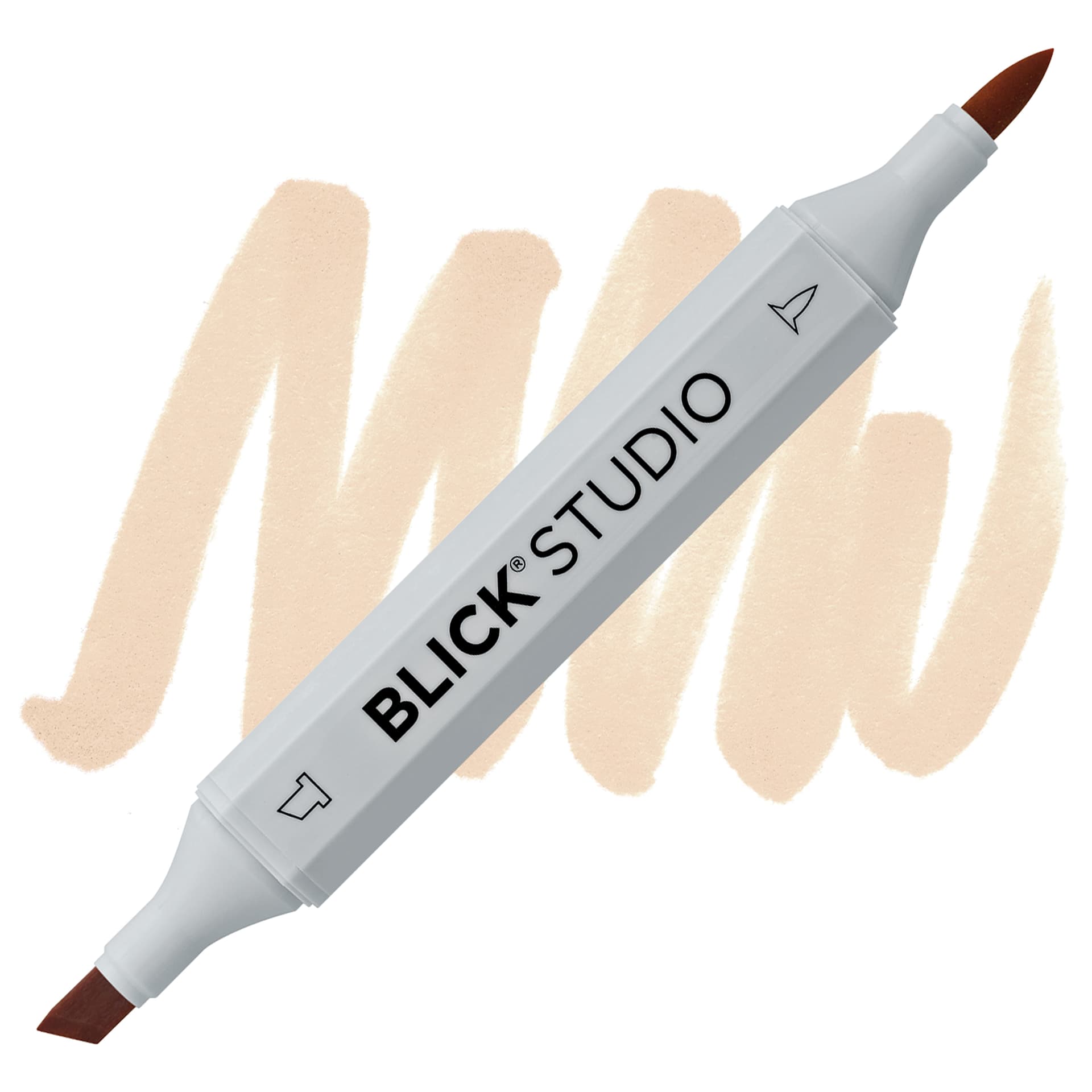 Blick Studio Brush Marker - Camel marker and swatch