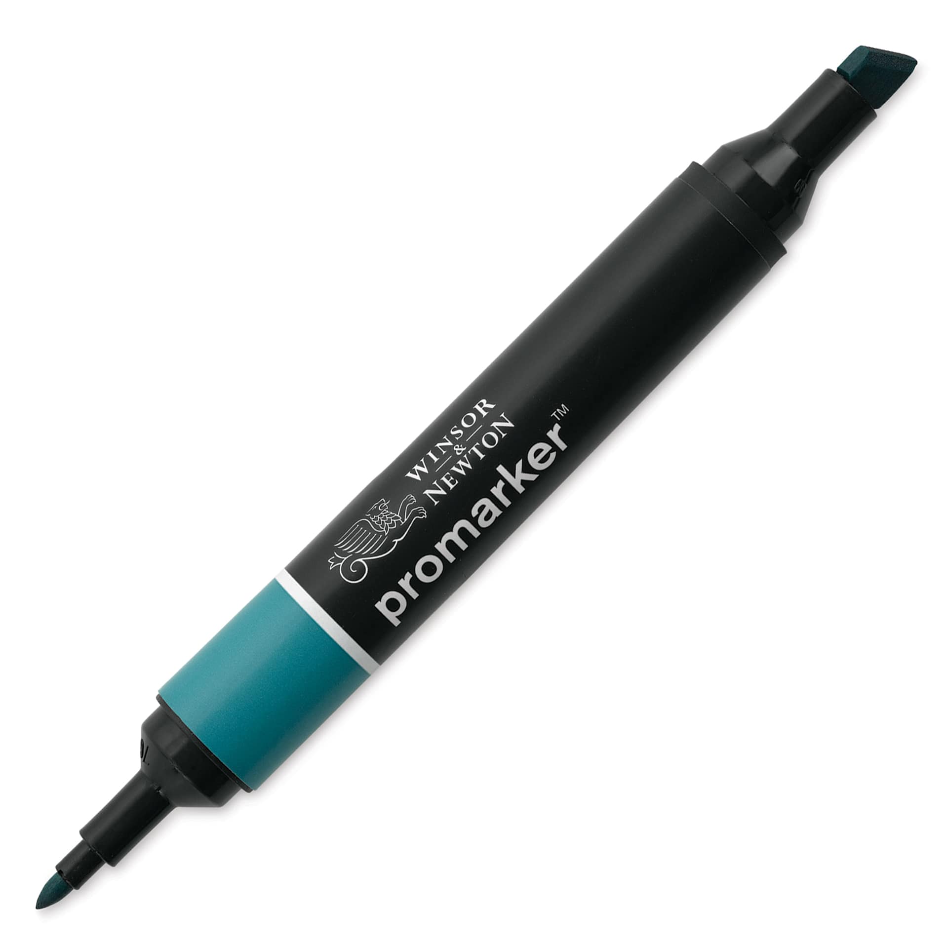 Winsor & Newton Promarker - Verdigris (Marker with caps off)