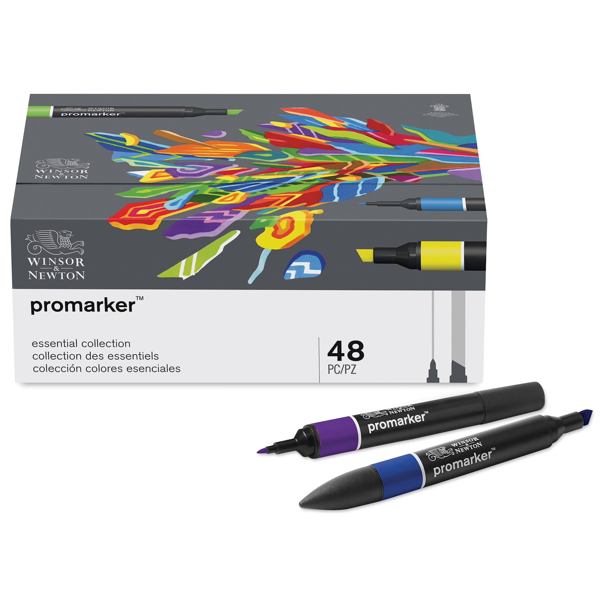 Winsor & Newton Promarker - Essential Collection, Set of 48