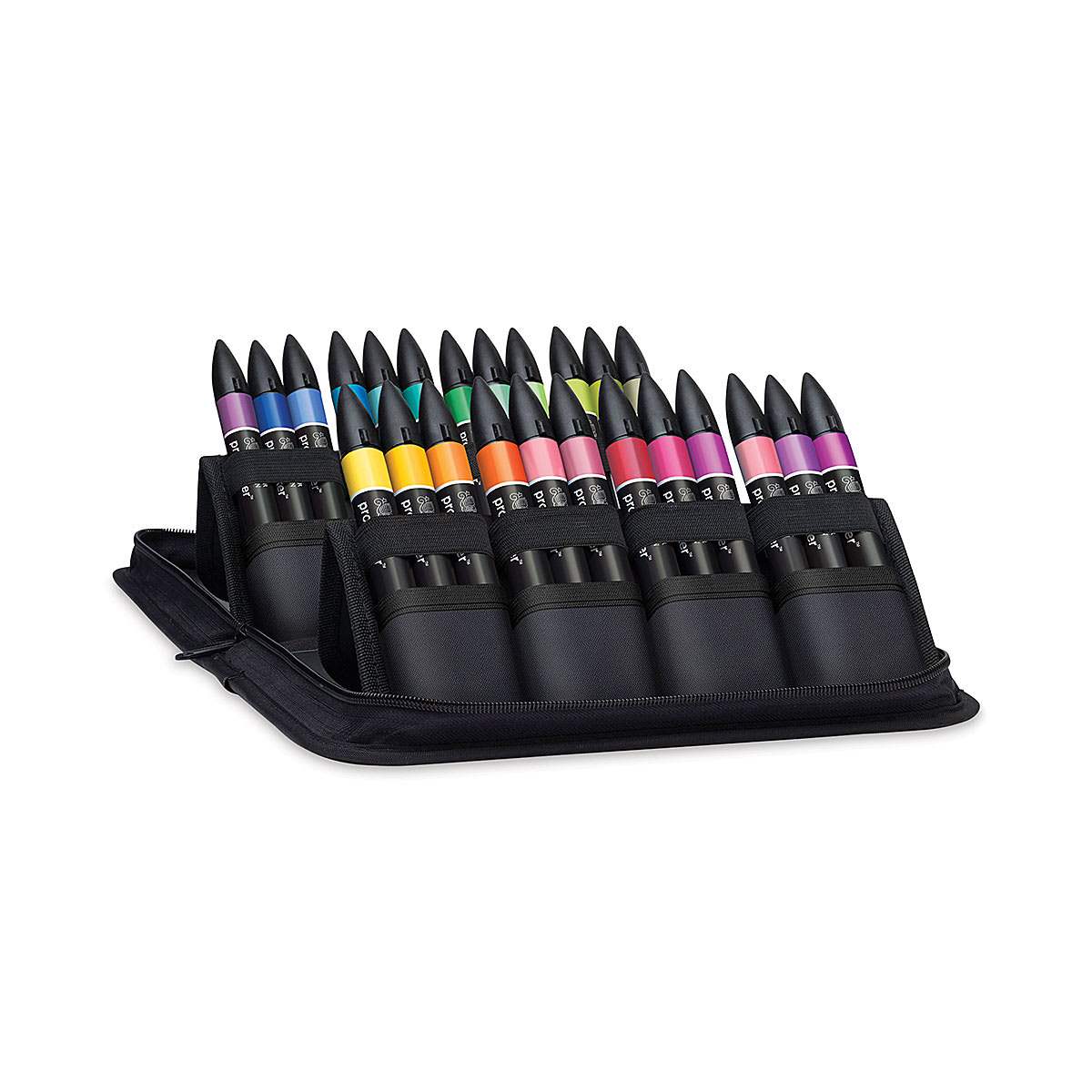 Winsor & Newton Promarker - Student Designer Wallet, Set of 24 - contents
