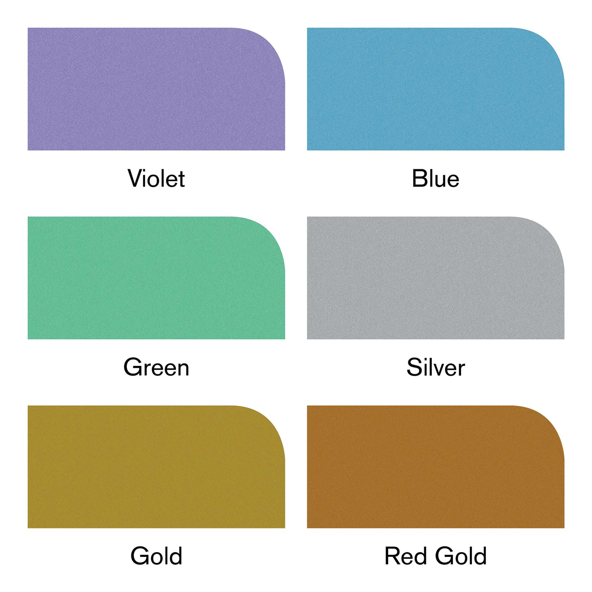 Winsor & Newton Promarker Metallic Markers - Set of 6, swatches
