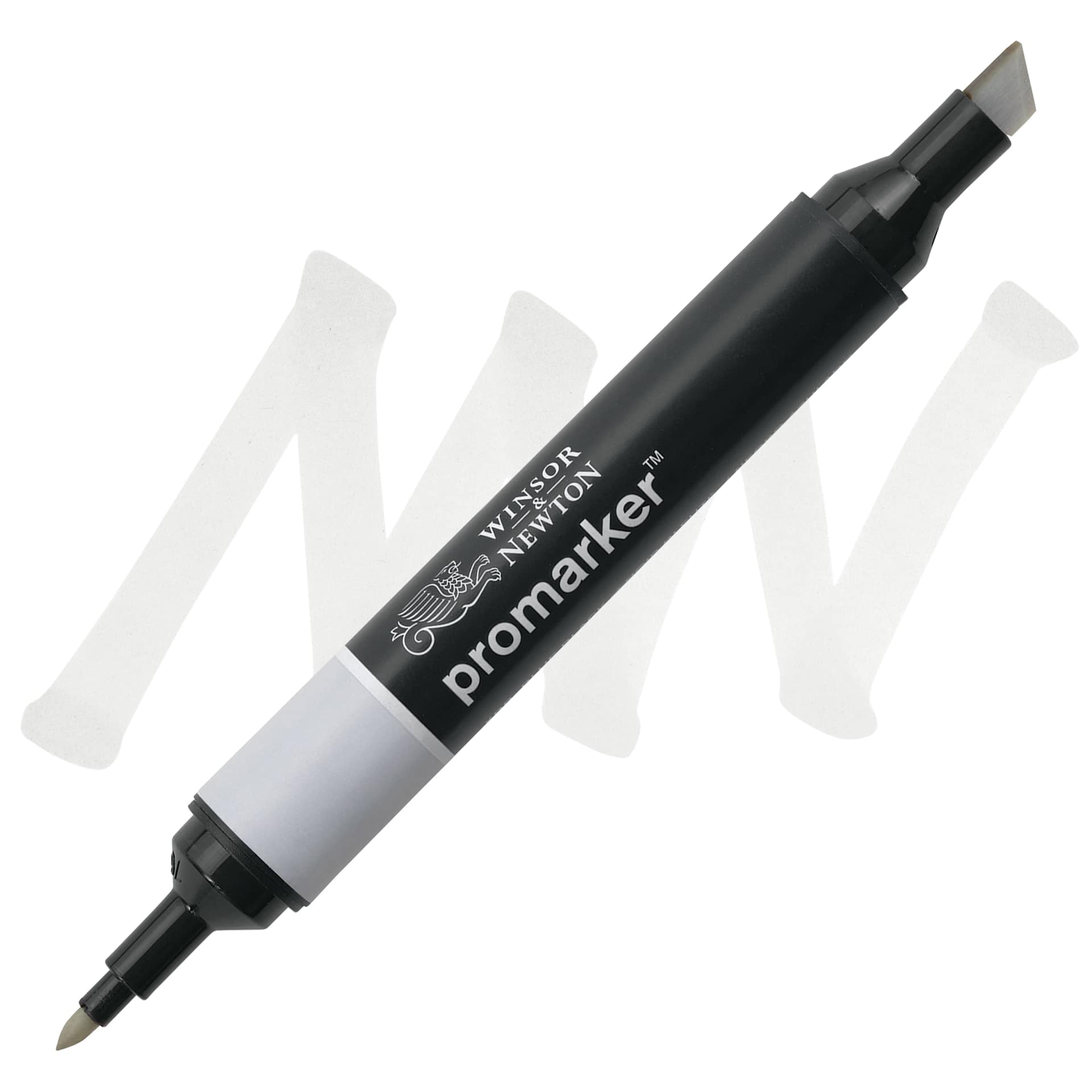 Winsor & Newton Promarker - Cool Grey 0 marker with swatch