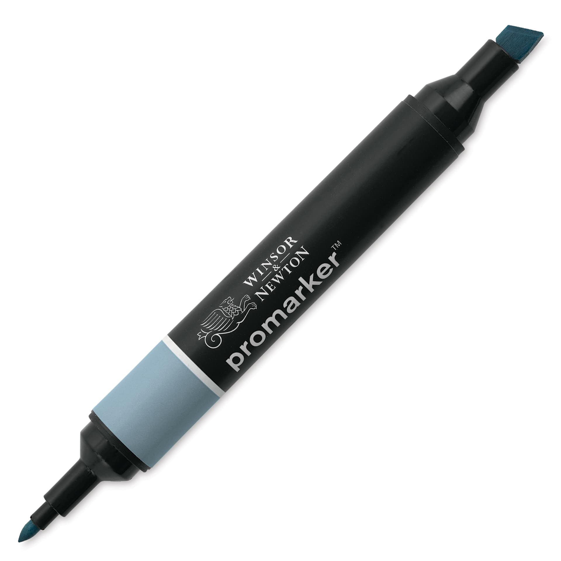 Winsor & Newton Promarker - Cadet Blue (Marker with caps off)