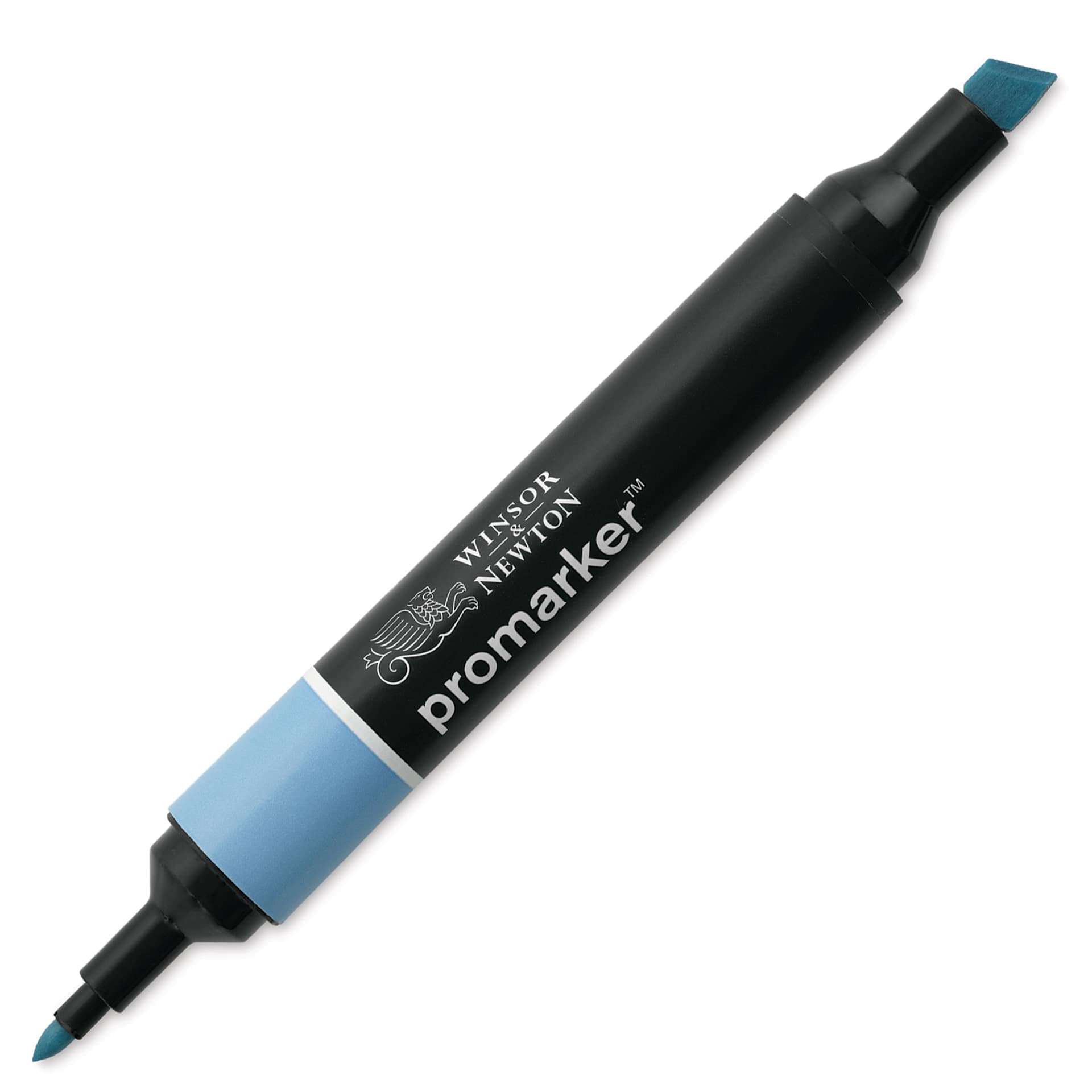 Winsor & Newton Promarker - Cloud Blue (Marker with caps off)