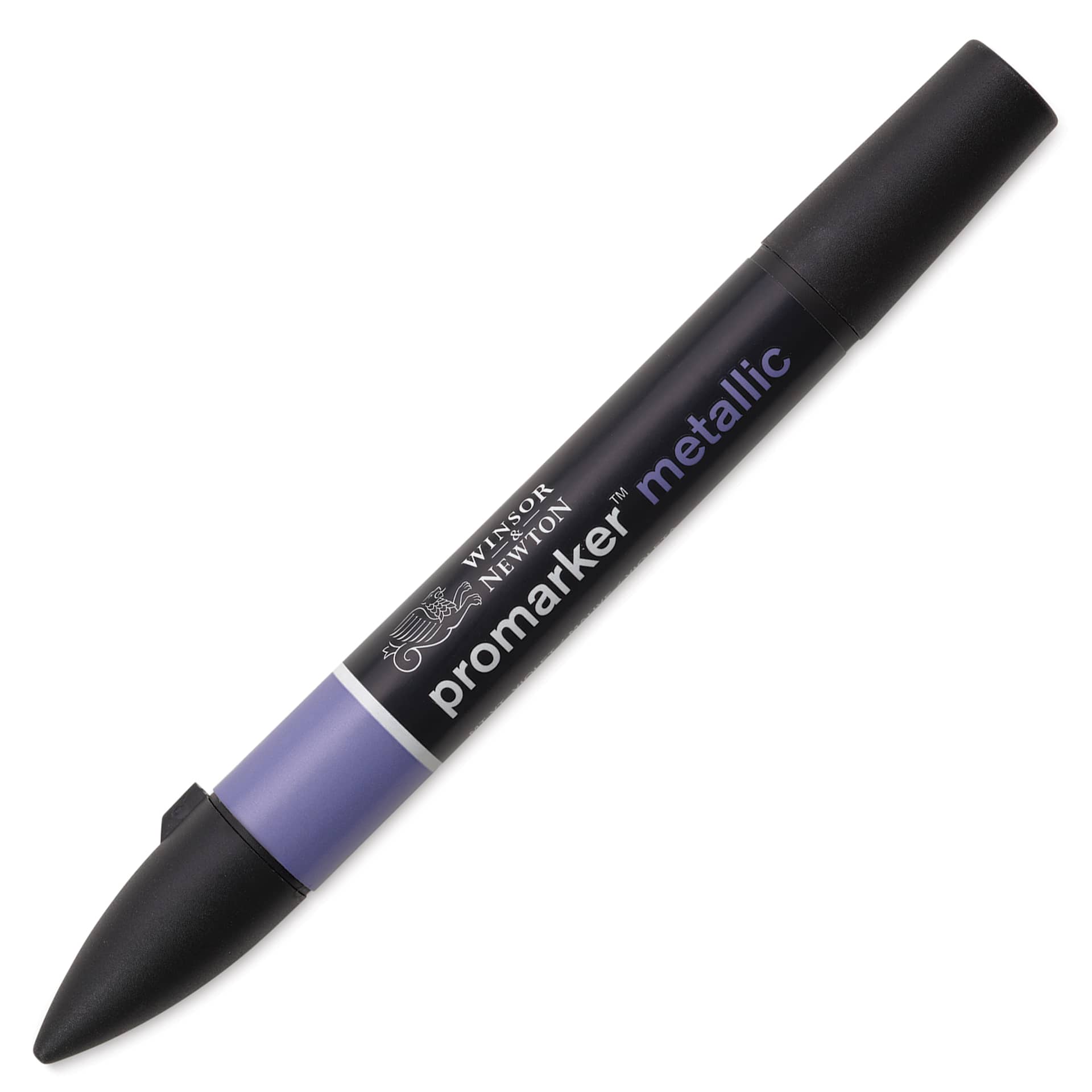 Winsor & Newton Promarker Metallic Marker - Violet, caps on