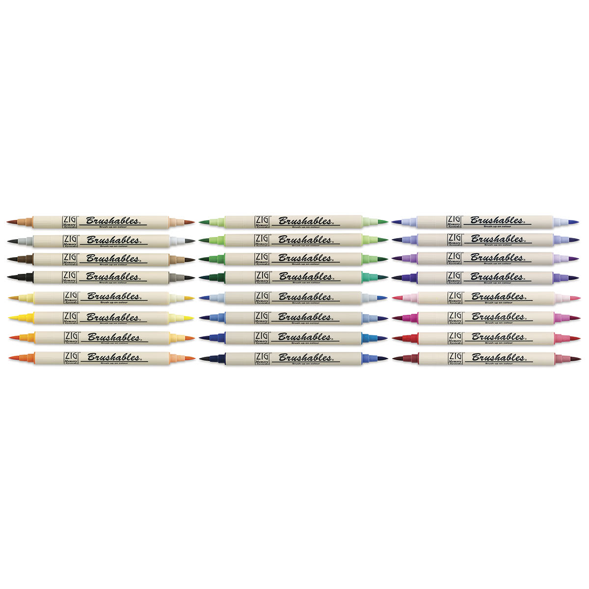 Zig Brushables Dual Tip Markers and Sets