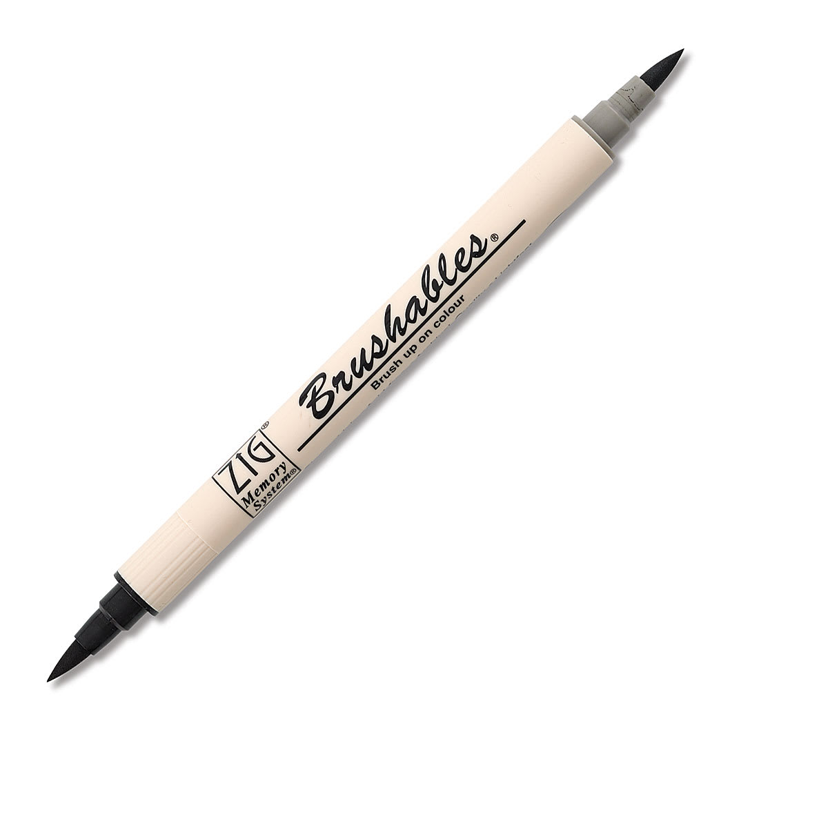 Zig Brushables Dual Tip Marker - Pure Black