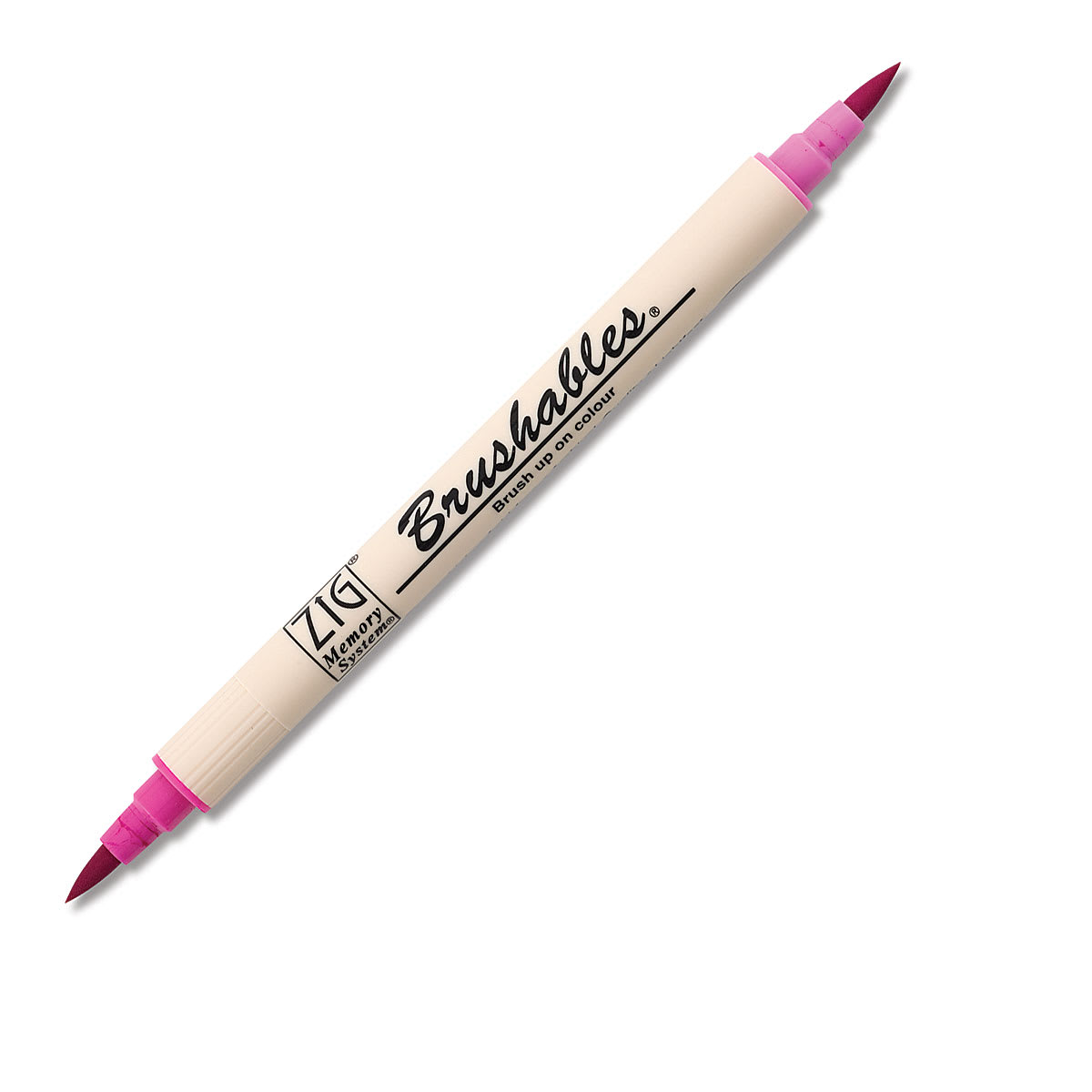 Zig Brushables Dual Tip Marker - Pure Pink
