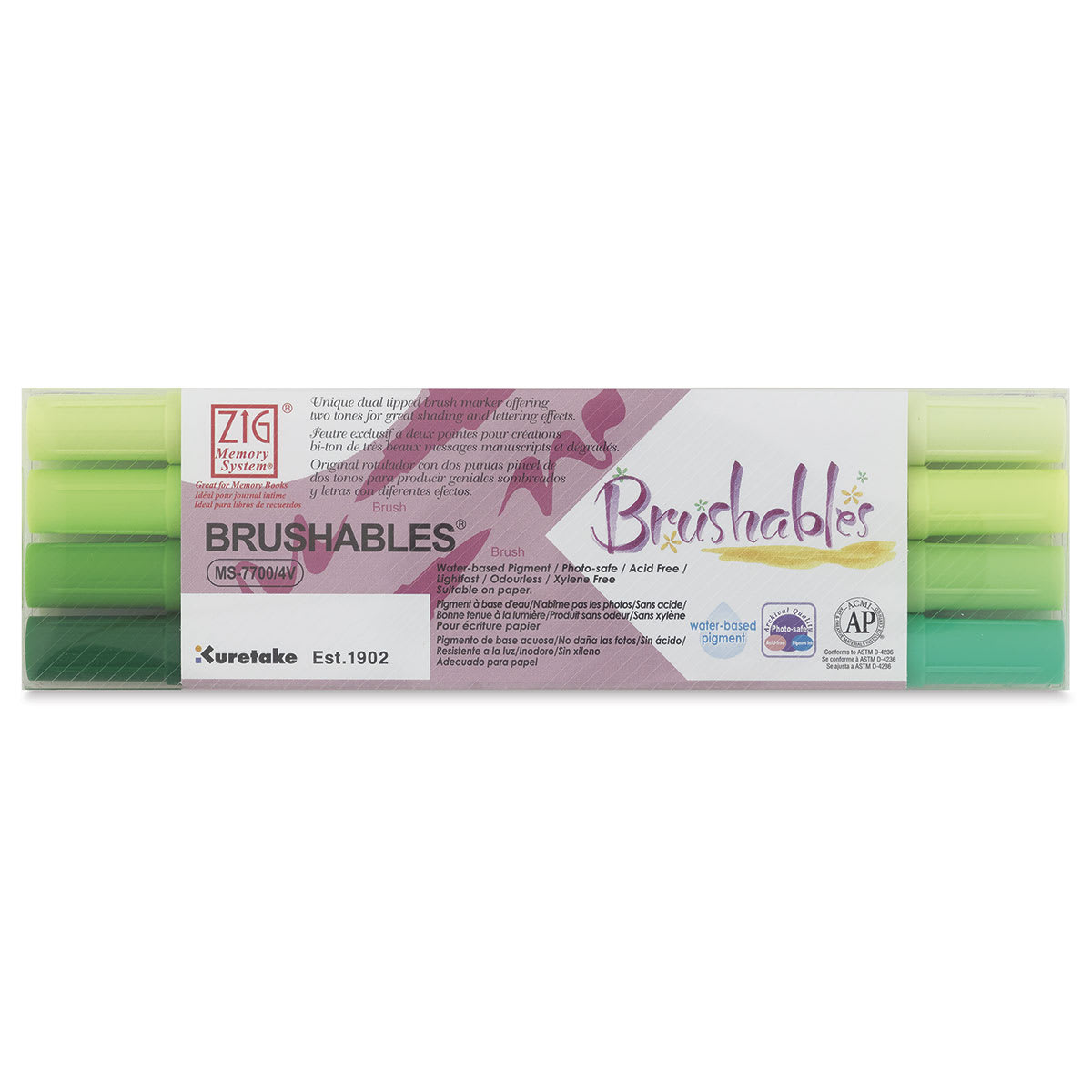 Zig Brushables Dual Tip Markers and Sets