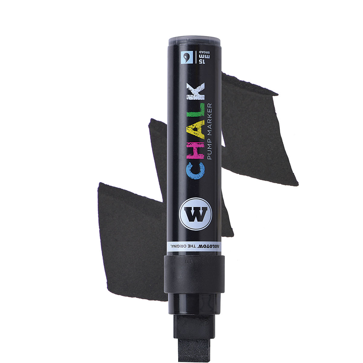 Molotow Chalk Marker - Black, 15 mm