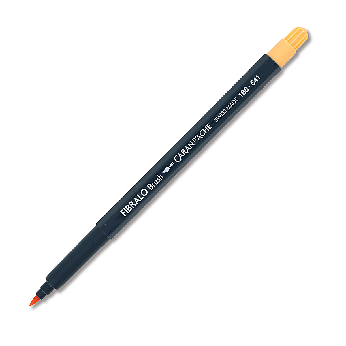 Caran d'Ache Fibralo Brush Marker - Egg Shell