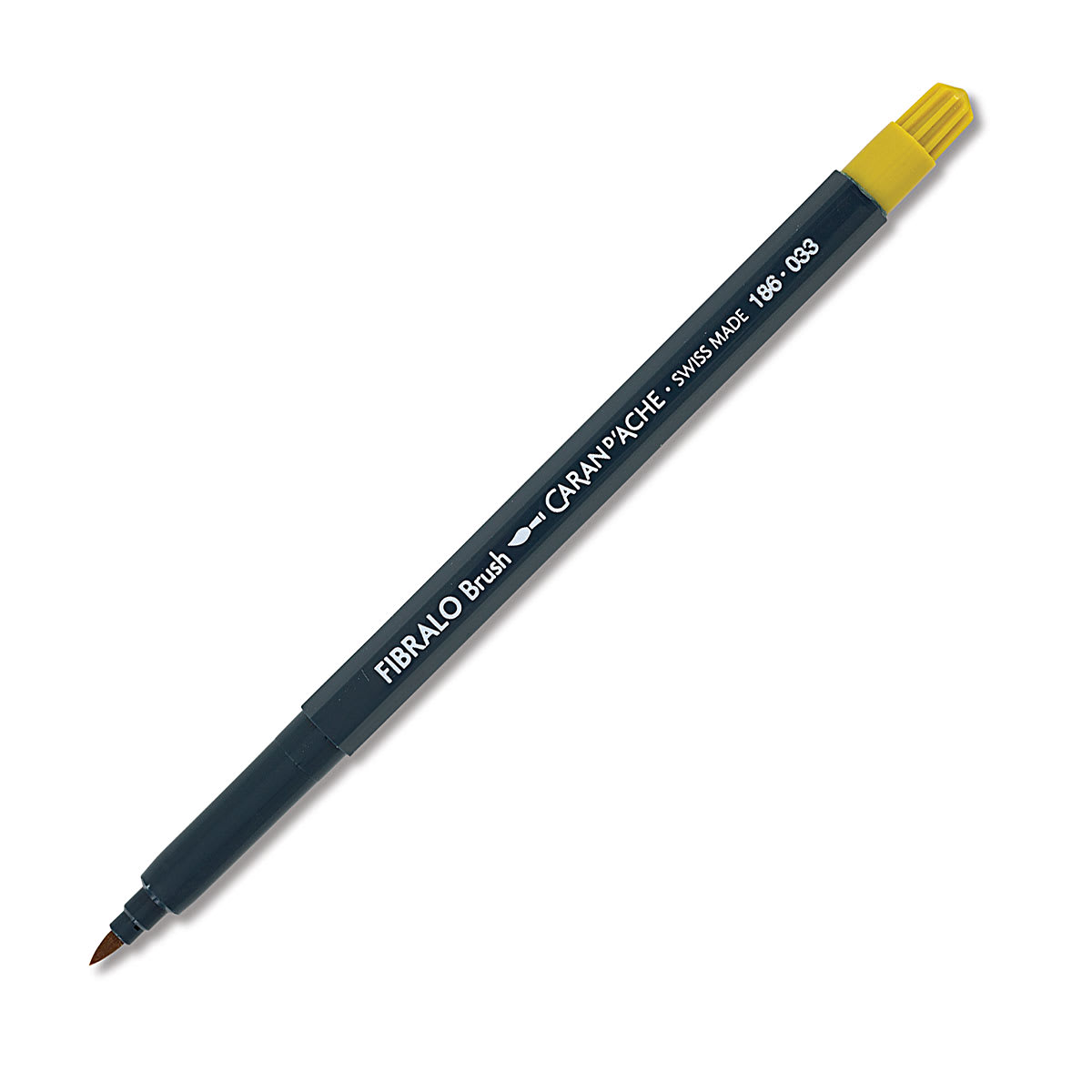 Caran d'Ache Fibralo Brush Marker - Golden Ochre