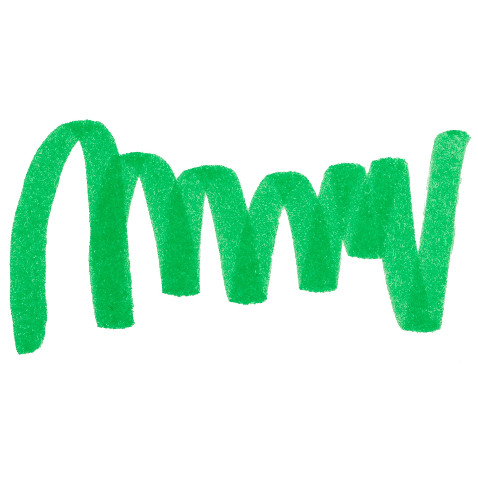Caran d'Ache Fibralo Brush Marker - Grass Green swatch