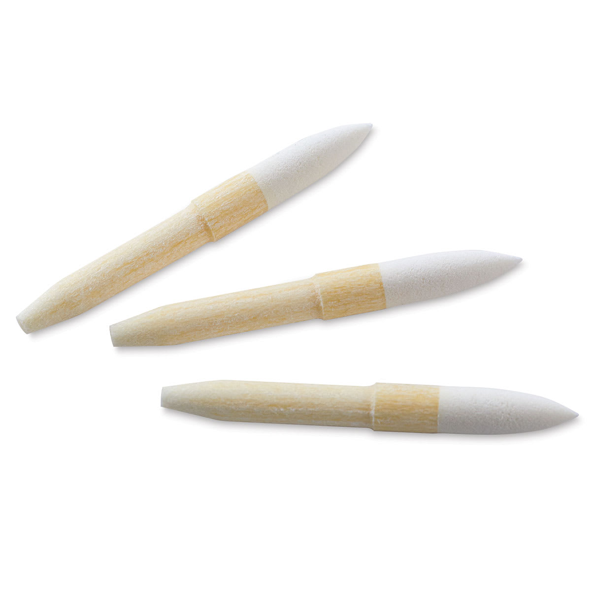 Blick Marker Nib Replacements - Three Brush Nibs shown loose

