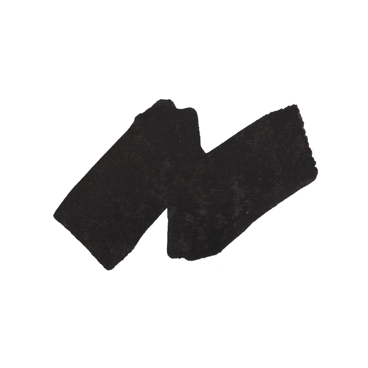 Pebeo Acrylic Marker - Black, 5-15 mm, Flat Nib swatch