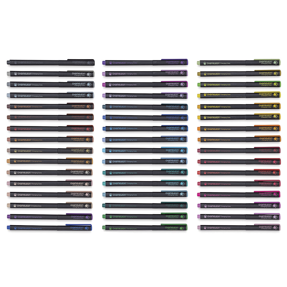 Chameleon Fineliner Pens - Set of 48, Assorted Colors (Out of package)