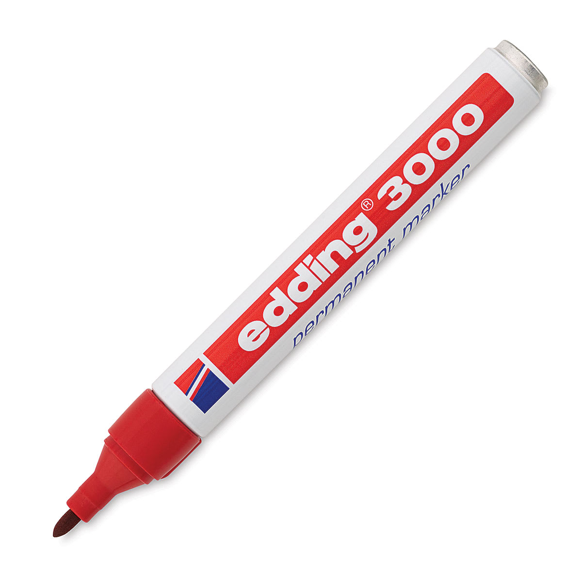 Edding Permanent Marker - Red, 3000, Bullet Nib