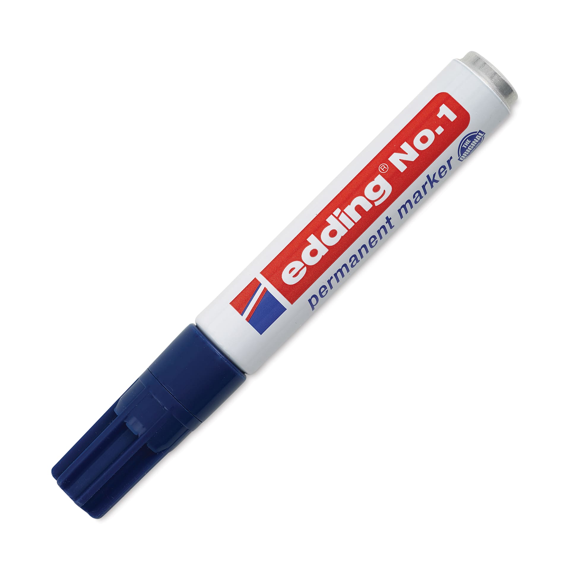 Edding Permanent Marker - Blue, No.1, Chisel Nib, 1-5 mm