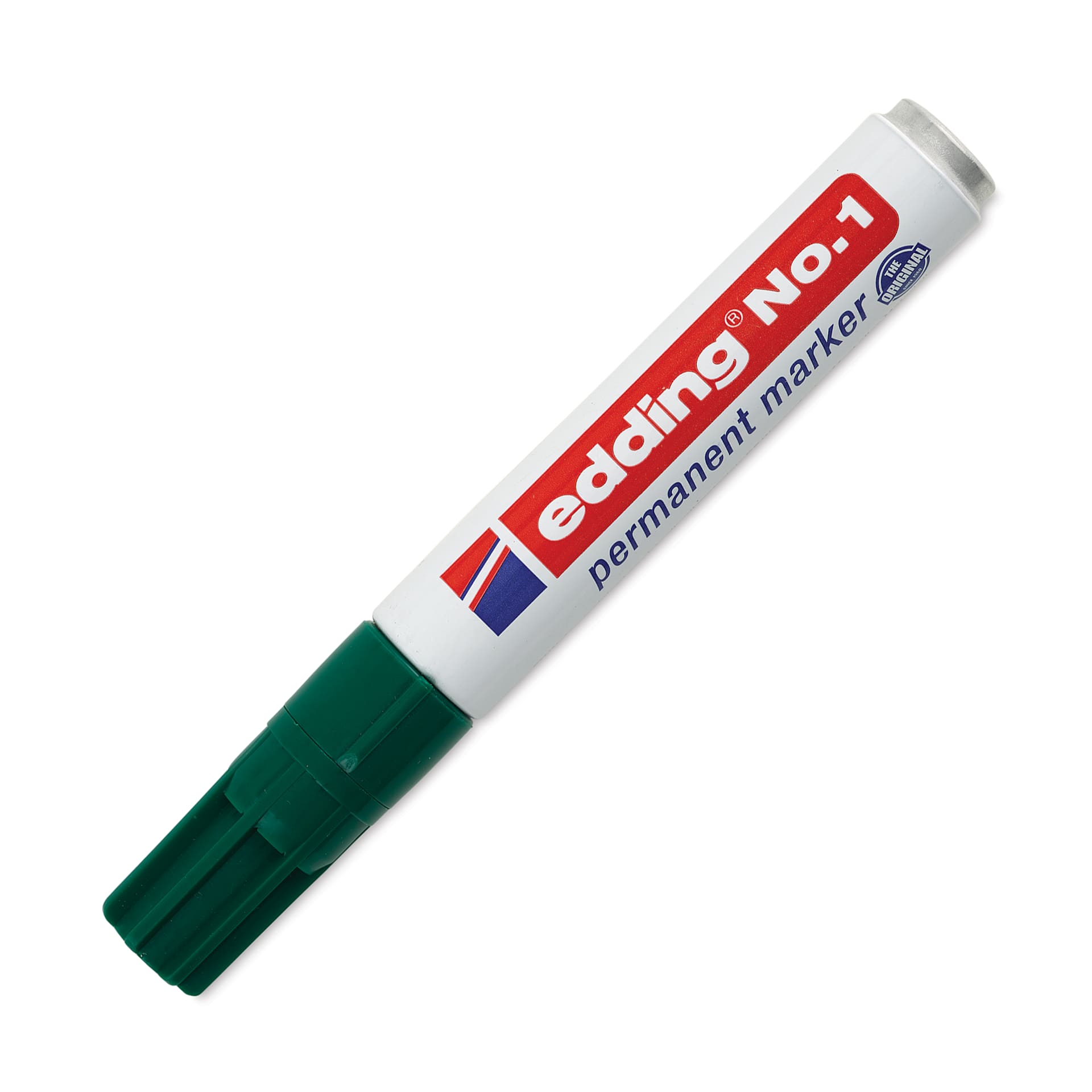 Edding Permanent Marker - Green, No.1, Chisel Nib, 1-5 mm