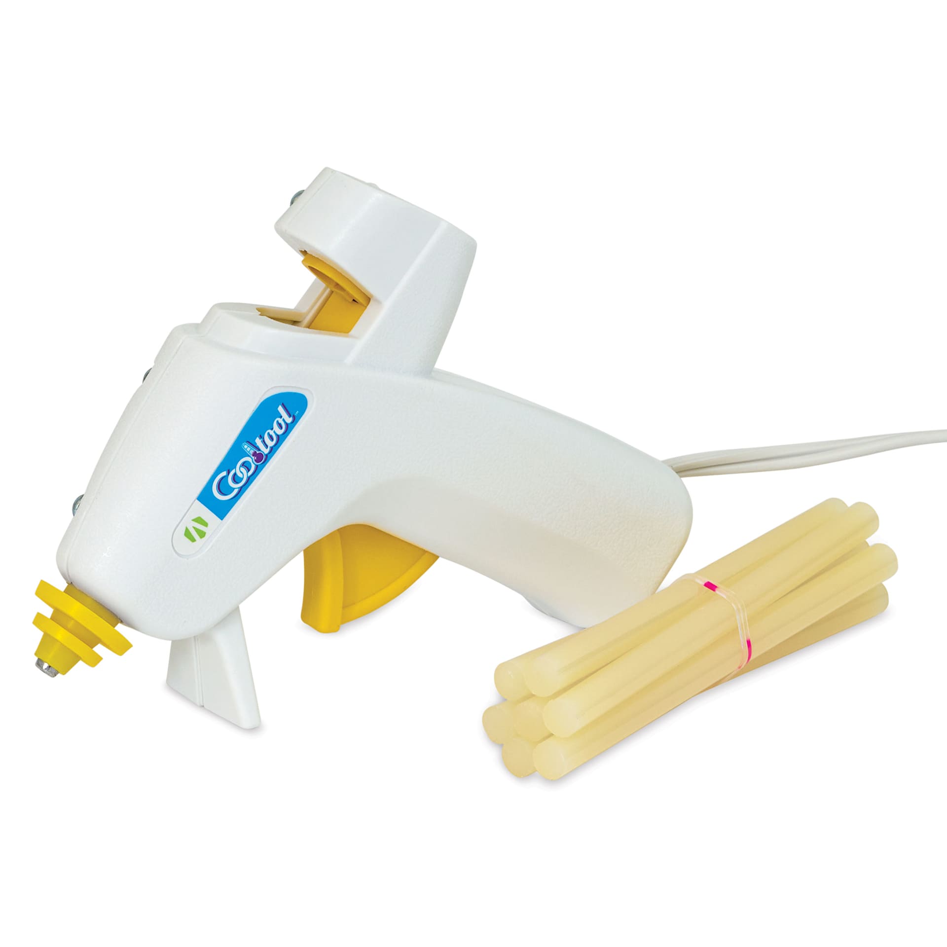 AdTech Cool Tool Super Low Temp Mini Glue Gun and included glue sticks out of packaging