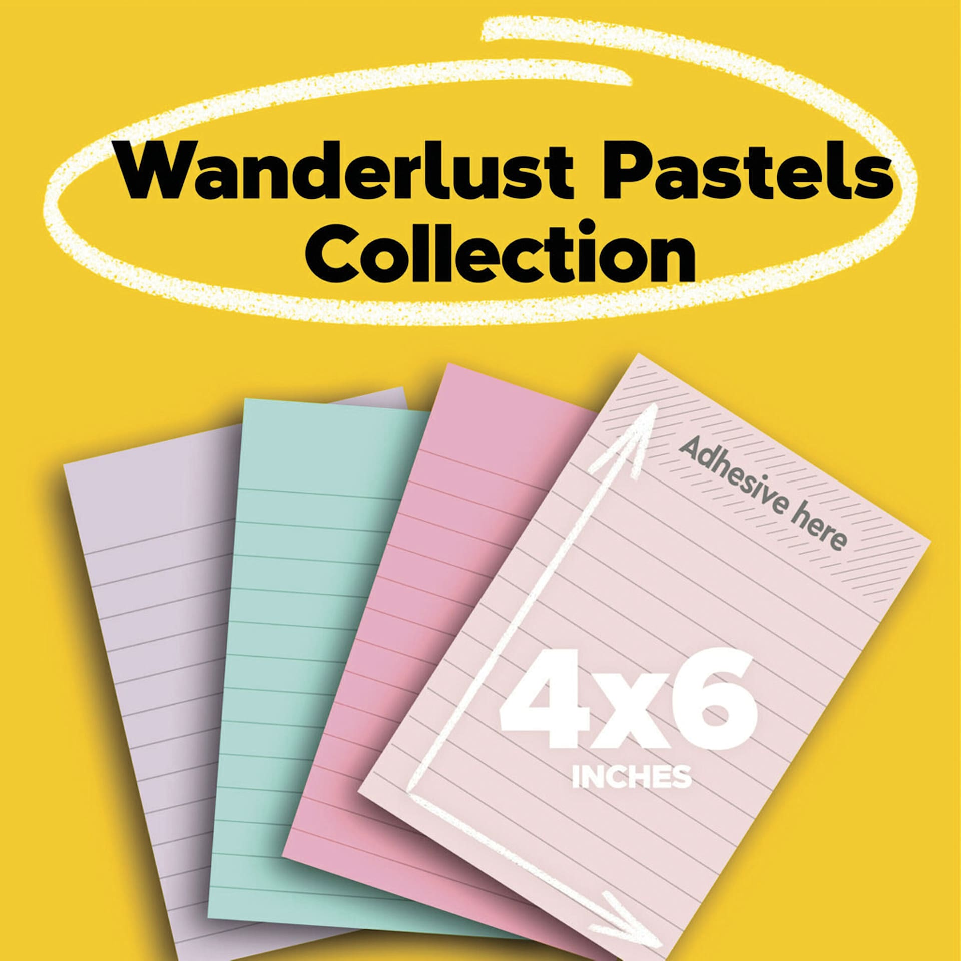 Wanderlust Pastels Collection, 4" x 6"