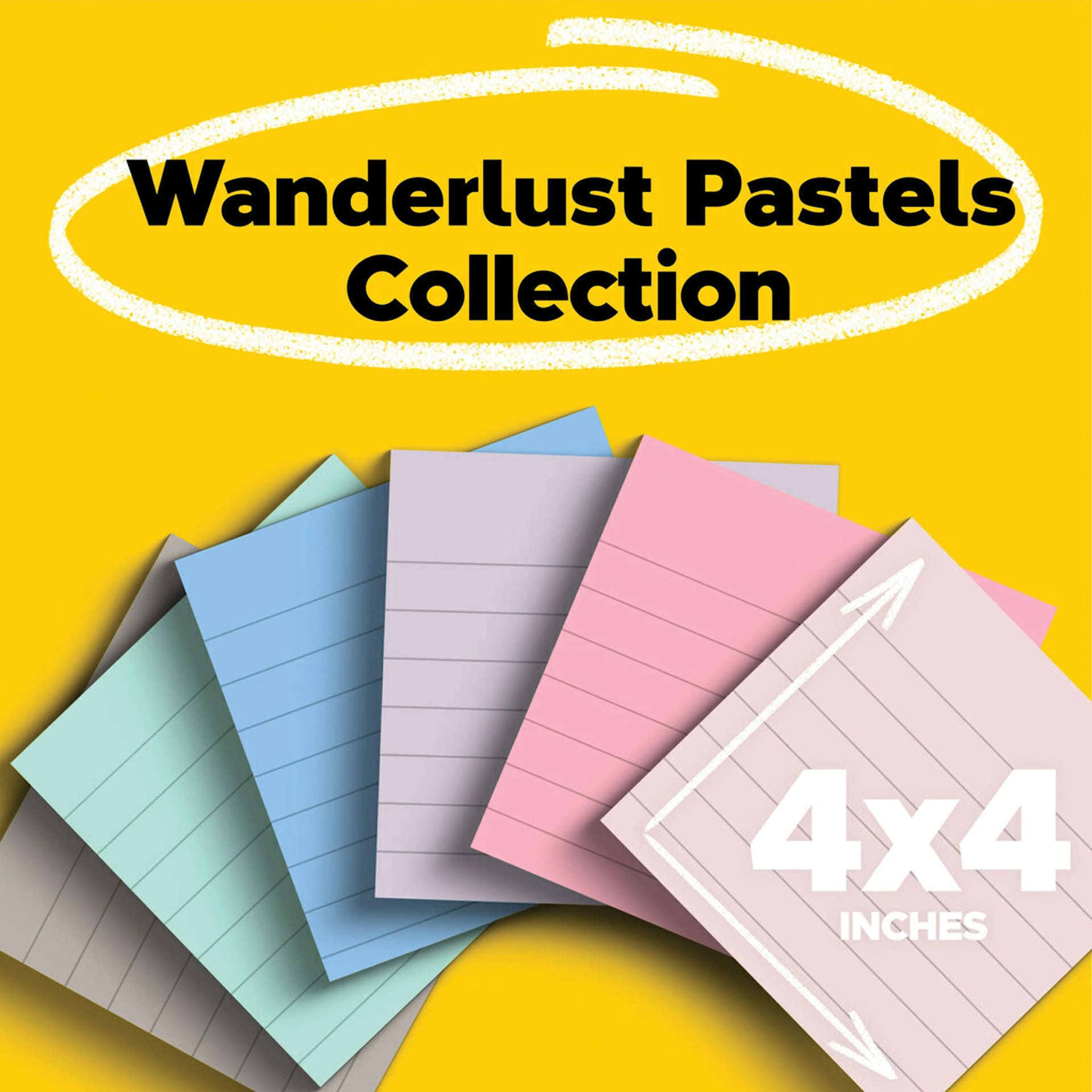 Wanderlust Pastel Collection, 4" x 4"