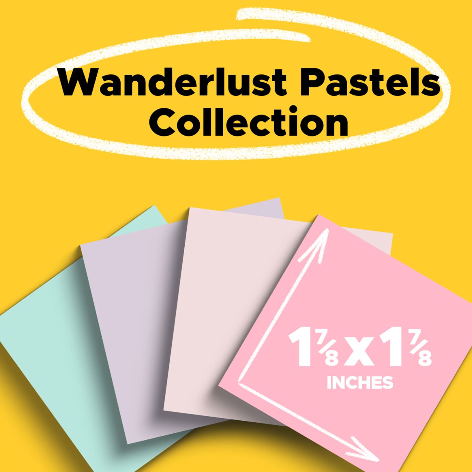 Wanderlust Pastels Collection, 1-7/8" x 1-7/8"
