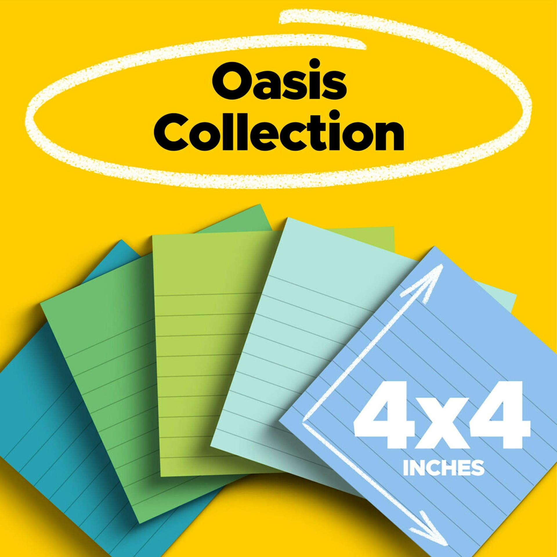 Oasis Collection, 4" x 4"