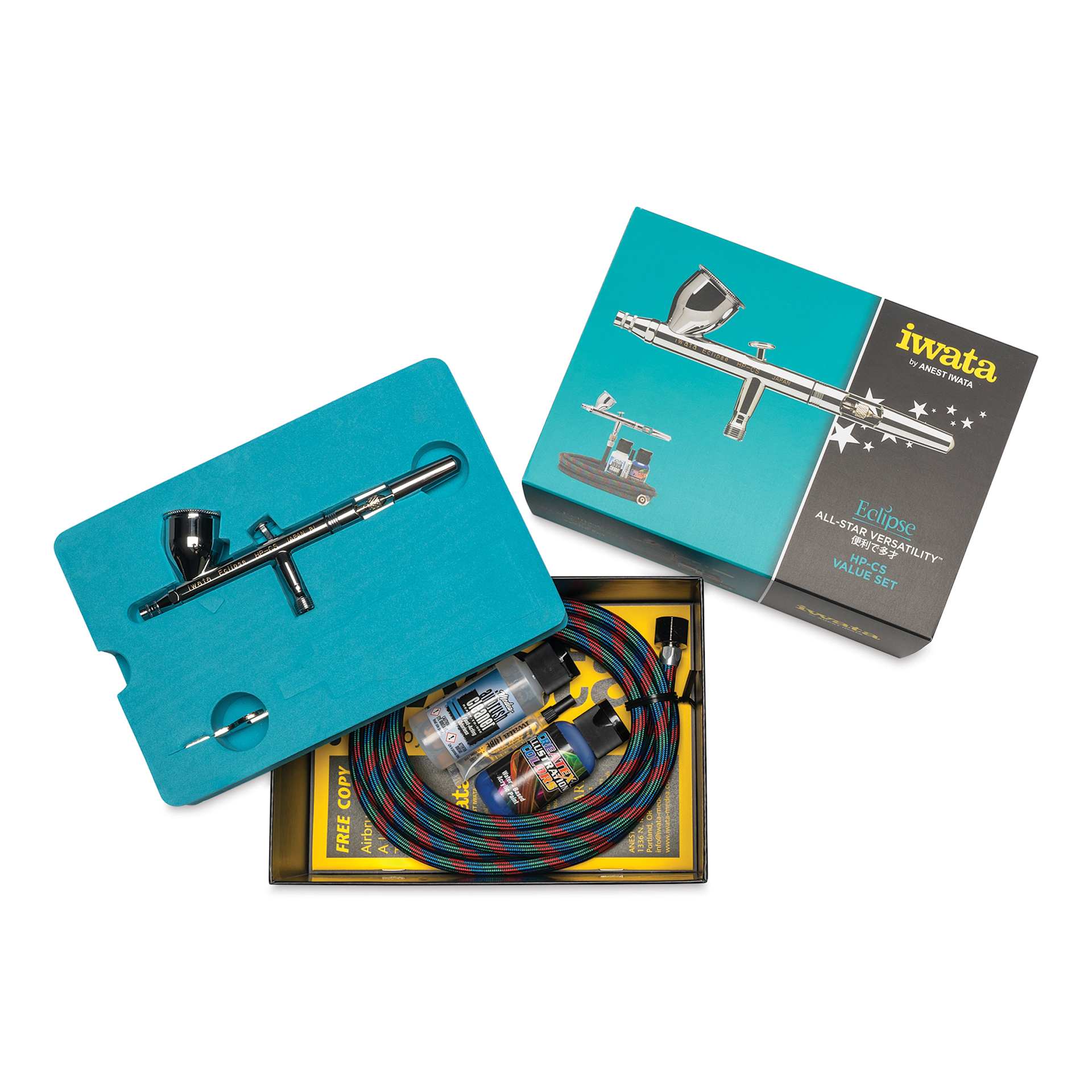 Iwata Eclipse Series Airbrush - HP-CS Gravity Feed Value Set, in packaging Iwata Eclipse Series Airbrush - HP-CS Gravity Feed Value Set, in packaging