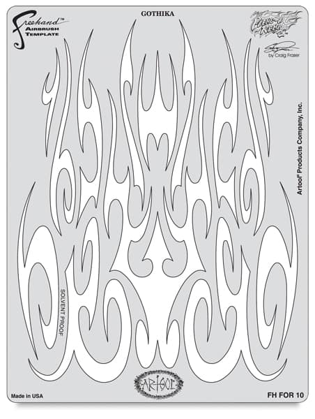 Flame-O-Rama 2 Gothica Template