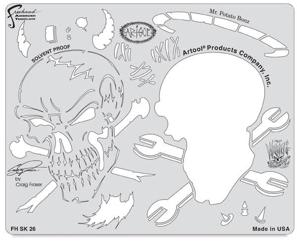 Wrath of Skull Master Mr. Potato Bonz Template