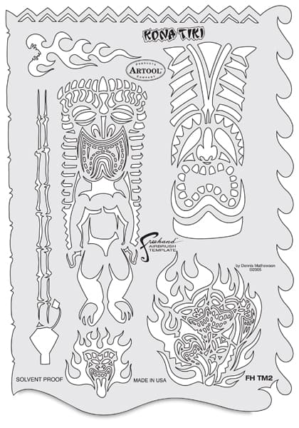 Tiki Master Top view of Kona Tiki Template