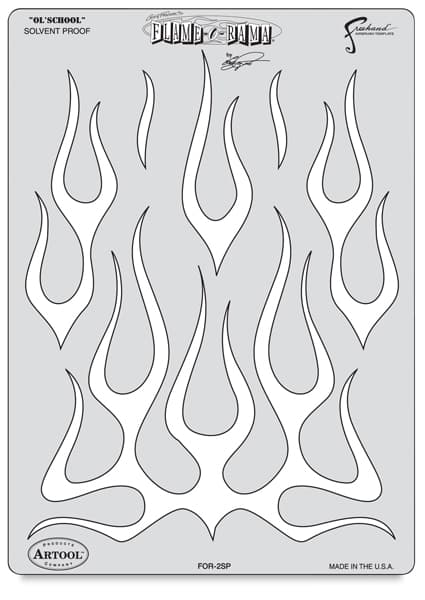 Flame-O-Rama Ol' School Template
