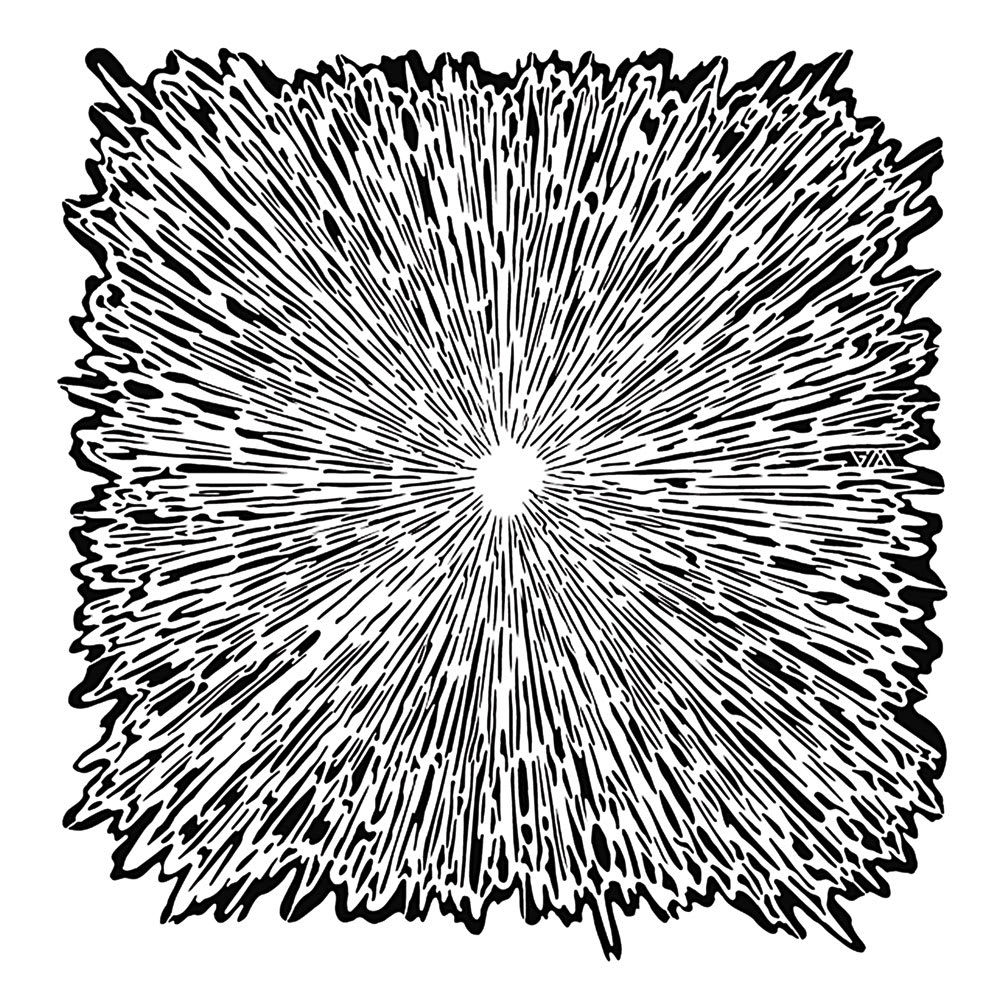 Texture FX Freehand Template - First of Three Standard size Templates in a Set