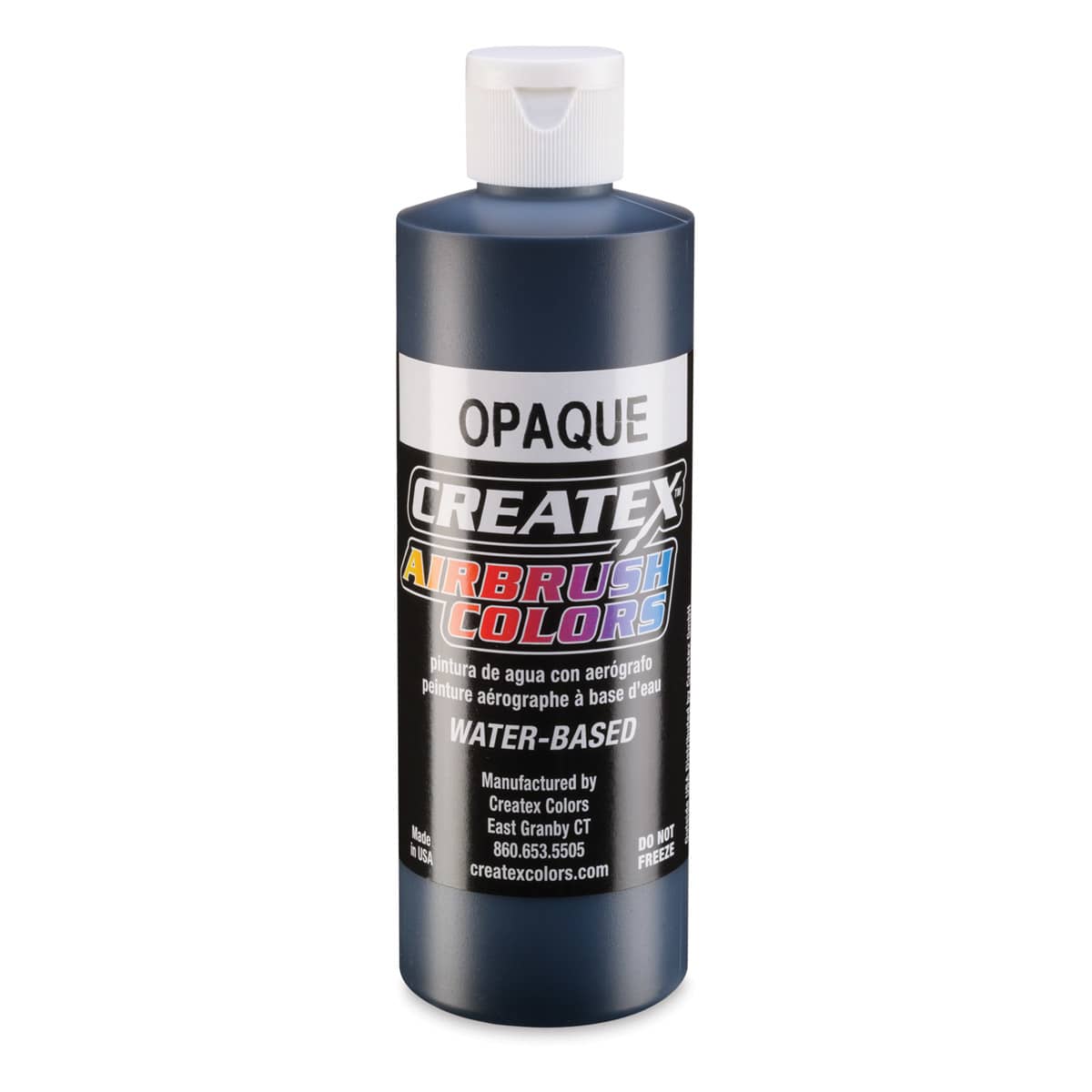 Createx Airbrush Color - 8 oz, Opaque Black