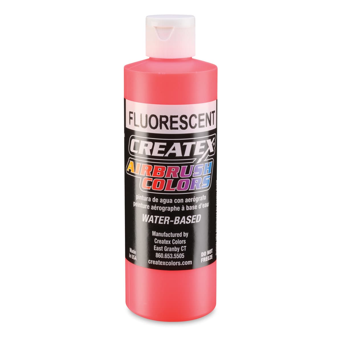 Createx Airbrush Color - 8 oz, Fluorescent Red