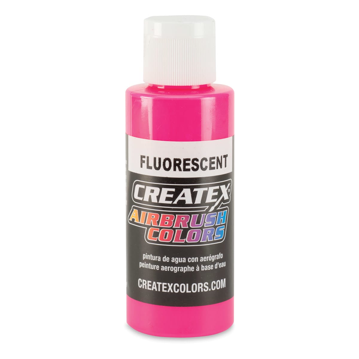 Createx Airbrush Color - 2 oz, Fluorescent Hot Pink