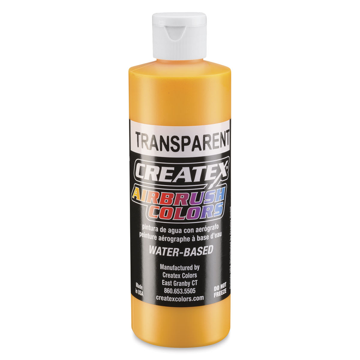 Createx Airbrush Color - 8 oz, Transparent Canary Yellow