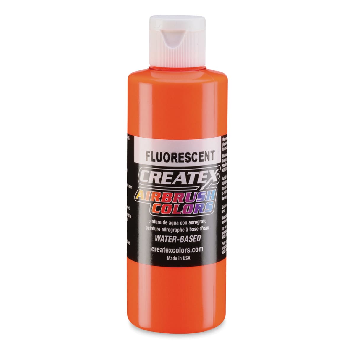 Createx Airbrush Color - 4 oz, Fluorescent Orange