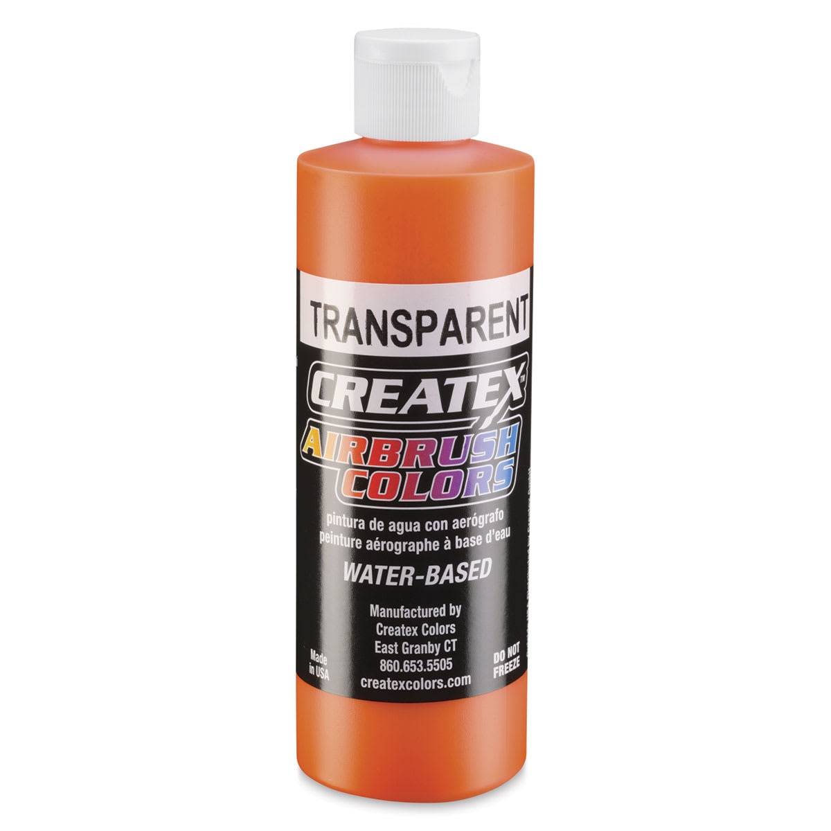 Createx Airbrush Color - 8 oz, Transparent Orange