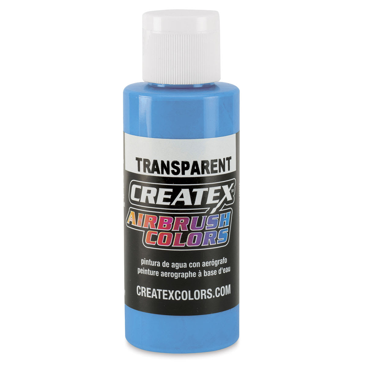 Createx Airbrush Color - 2 oz, Transparent Maui Blue