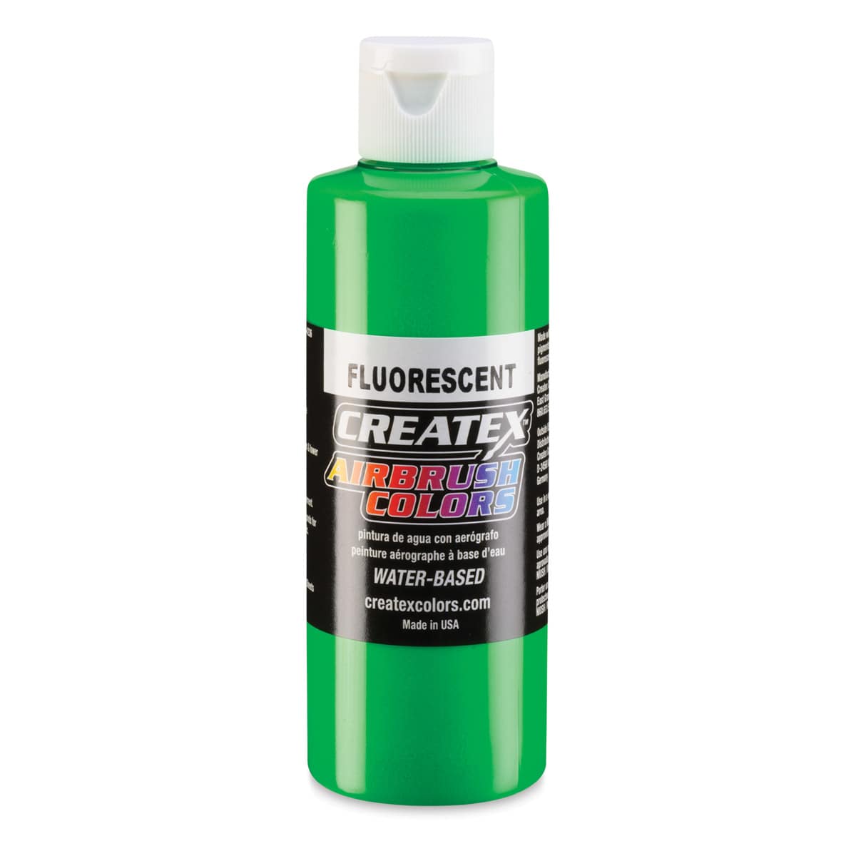 Createx Airbrush Color - 4 oz, Fluorescent Green