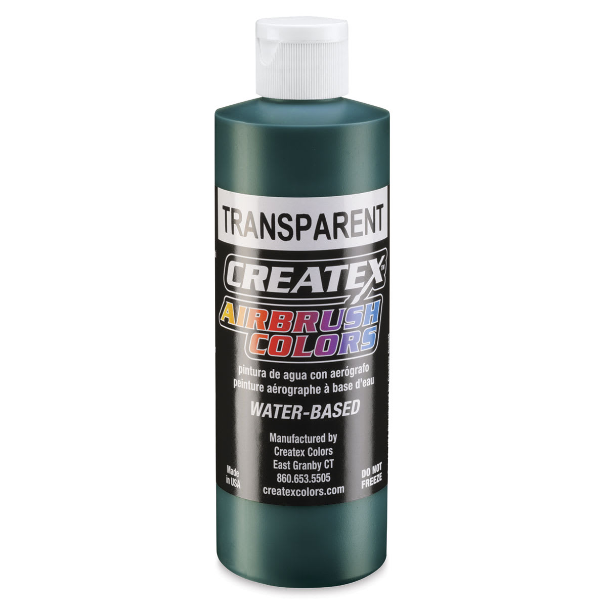Createx Airbrush Color - 8 oz, Transparent Forest Green