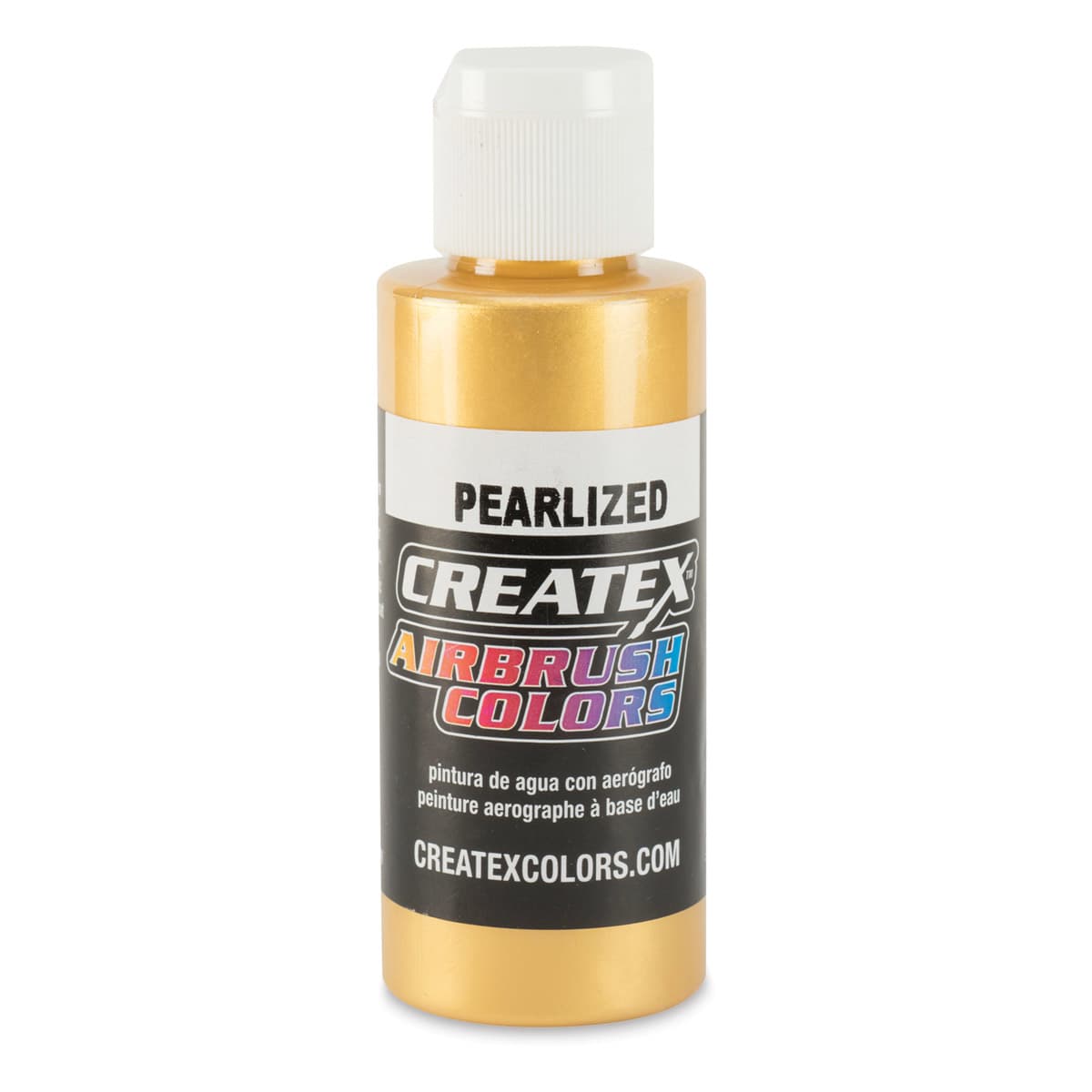 Createx Airbrush Color - 2 oz, Pearl Satin Gold